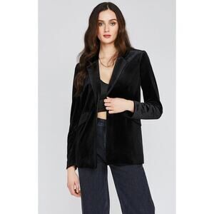 Gentle Fawn Caroline velvet green blazer size medium